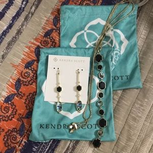 Kendra Scott custom earrings and necklace